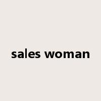 sales woman是什么意思