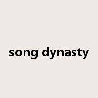 song dynasty是什么意思
