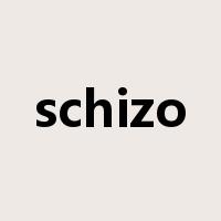 schizo是什么意思