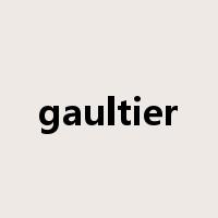 gaultier是什么意思