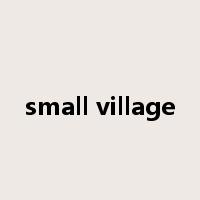 small village是什么意思