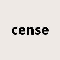 cense是什么意思