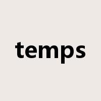 temps是什么意思