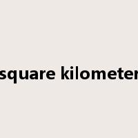 square kilometer是什么意思