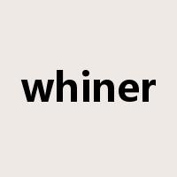 whiner是什么意思