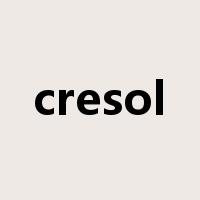 cresol是什么意思
