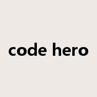 code hero是什么意思