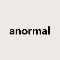 anormal是什么意思