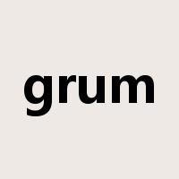 grum是什么意思