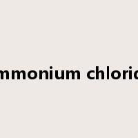 ammonium chloride是什么意思