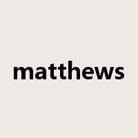 matthews是什么意思
