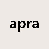 apra是什么意思