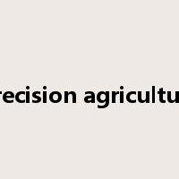 precision agriculture是什么意思