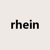 rhein是什么意思