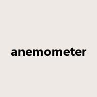 anemometer是什么意思
