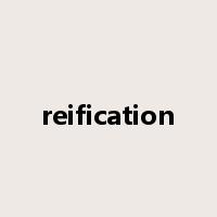 reification是什么意思
