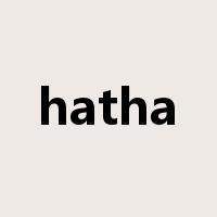 hatha是什么意思
