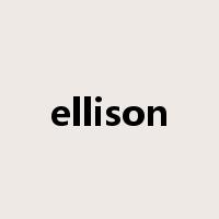 ellison是什么意思