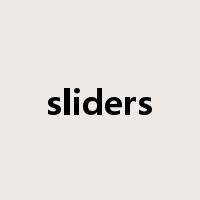 sliders是什么意思