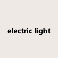 electric light是什么意思
