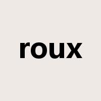 roux是什么意思