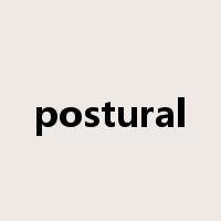 postural是什么意思