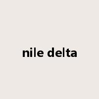 nile delta是什么意思