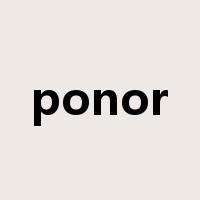 ponor是什么意思