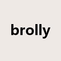 brolly是什么意思