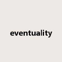 eventuality是什么意思