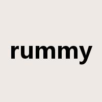rummy是什么意思