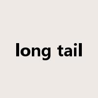 long tail是什么意思
