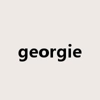 georgie是什么意思