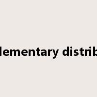 complementary distribution是什么意思
