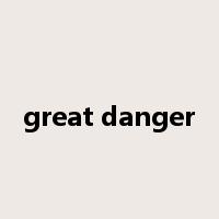 great danger是什么意思