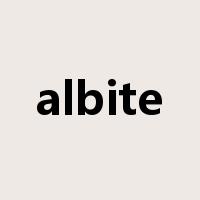 albite是什么意思