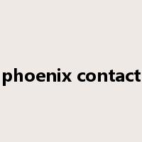 phoenix contact是什么意思