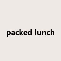 packed lunch是什么意思