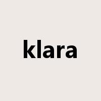 klara是什么意思