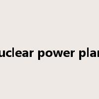 nuclear power plant是什么意思
