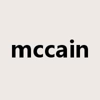 mccain是什么意思