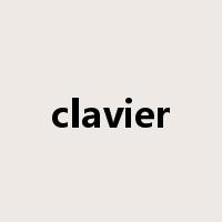 clavier是什么意思