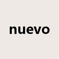 nuevo是什么意思