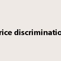 price discrimination是什么意思