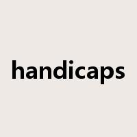 handicaps是什么意思