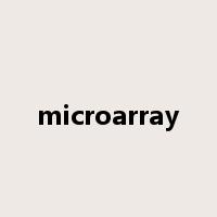 microarray是什么意思