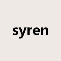 syren是什么意思