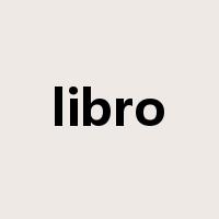 libro是什么意思
