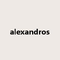 alexandros是什么意思
