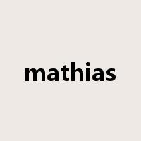 mathias是什么意思